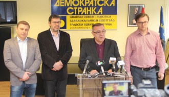 Predstavljanje koalicije "Za pristojnu Suboticu - Demokratska stranka (DSHV, LDP, Nova stranka)"