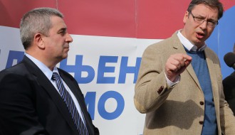 Predsednik Srpske napredne stranke Aleksandar Vučić u poseti Subotici