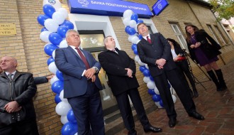 Otvaranje samostalnog šaltera banke "Poštanska štedionica"