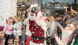 Novogodišnja žurka: dodela paketića u Fabrici zabave