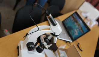 Uručenje mikroskopa Udruženju pčelara Subotice