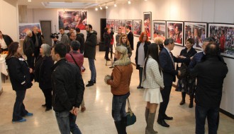 Otvaranje izložbe fotografija "Trijumf Novaka Đokovića na Rolan Garosu 2016. godine"