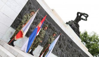 Polaganje venaca povodom Dana pobede nad fašizmom