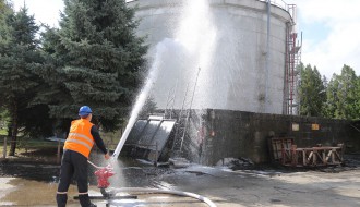 Demonstracija protivpožarnog sistema