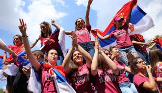 Proslava maturanata na Gradskom trgu