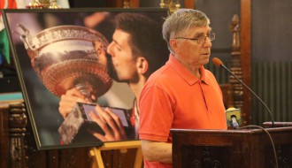 Promocija foto monografije "Roland Garos – Ostvaren teniski san", autora Jovana Mirčeskog