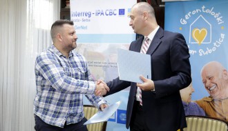 Potpisivanje ugovora o saradnji između UG "Su Team" i Gerontološkog centra Subotica