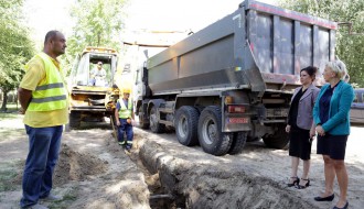 Obilazak radova na vodovodnoj mreži u Nosi i biciklističke staze na Paliću