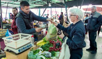 Obilazak zelenog bloka na Mlečnoj pijaci