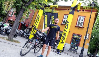 Ispraćaj sugrađanina na put biciklom od Subotice do Hilandara