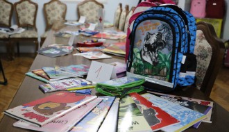 Konferencija za medije povodom prikupljenog školskog pribora za socijalno ugroženu decu