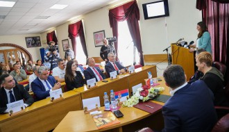 Prijem za delegaciju Privredne komore iz Erba (Turska)