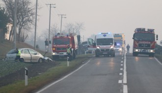 Teška saobraćajna nezgoda na putu Subotica - Bajmok