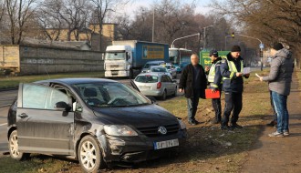 Saobraćajna nezgoda kod Medicinske škole
