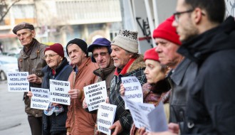 "I trgovci su ljudi" - protest udruženja "Solidarnost"