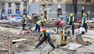 Radovi na rekonstrukciji Gradskog trga