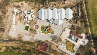 Nedeljno popodne na Paliću iz vazduha