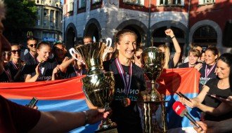 Proslava duple krune ŽFK "Spartak"