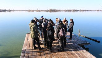 Obilazak povodom početka poribljavanja Palićkog jezera