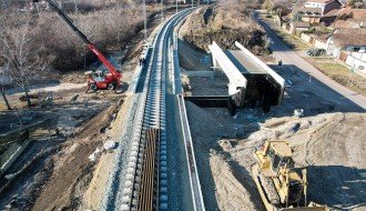 Radovi na izgradnji pruge Subotica - Segedin