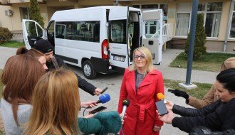 Obraćanje povodom donacije transportnog vozila Gerontološkom centru
