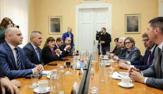 Prijem delegacije iz Hrvatske povodom praznika (Sveti Josip) hrvatske manjine u Srbiji