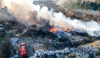 Požar u okolini Gradske deponije u Aleksandrovu