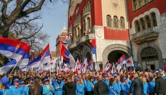 Predizborni miting Srpske napredne stranke