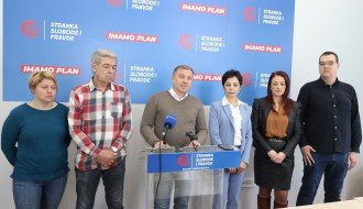 Sumiranje izbornih rezultata koalicije "Ujedinjeni za pobedu Srbije" u Subotici