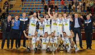 Košarka: Revijalni meč Spartaka i reprezentacije Druge lige (uručenje šampionskog pehara)