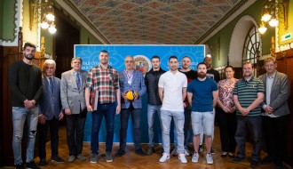 Prijem za odbojkaše Spartaka kod gradonačelnika Bakića