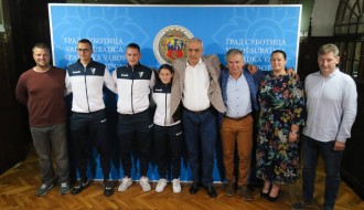 Prijem gradonačelnika Bakića za delegaciju Tenis kluba "Spartak"