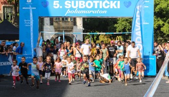 5. Subotički polumaraton - dečje trke, Active kids