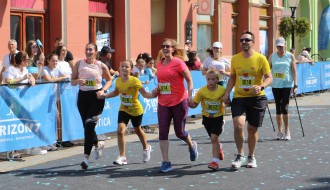 5. Subotički polumaraton - finišeri na ciljnoj rampi