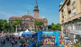 5. Subotički polumaraton - pogled iz ptičje perspektive