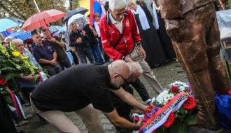 Parastos poginulim i preminulim Solunskim dobrovoljcima i otkrivanje spomenika ruskom caru Nikolaju Romanovu