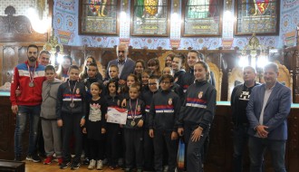 Prijem gradonačelnika Bakića za takmičare i rukovodstvo SBK "Spartak Enpi"