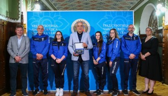 Prijem gradonačelnika Bakića za takmičare i rukovodstvo Streljačkog kluba "Spartak"