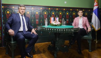 Sastanak premijera Srbije i Hrvatske u Gradskoj kući