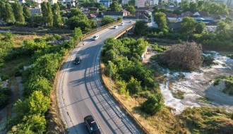 Majšanski most - oštećenja na nosećim stubovima