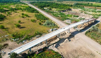 Nadvožnjak u izgradnji koji povezuje ulice Ferenca Bodrogvarija i Celjsku