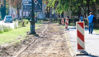 Obilazak radova na rekonstrukciji biciklističke staze na Senćanskom putu