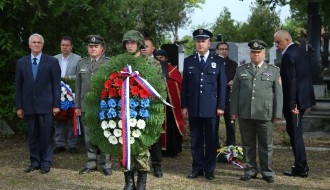 Obeležavanje Dana oslobođenja Subotice od fašizma, polaganje venaca na Spomenik Crvenoarmejcima