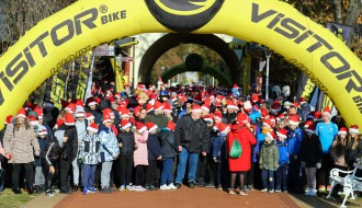 XXIV Trka Deda Mrazeva uz obalu jezera Palić