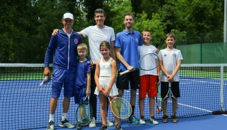 Obilazak teniskog terena na Paliću