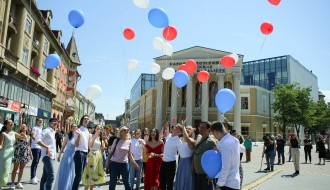 Ples maturanata na Trgu