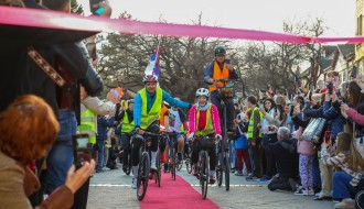 "Pedalama do slobode" - doček biciklista