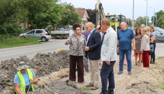 Obilazak radova na proširenju gasovodne mreže u Železničkom naselju