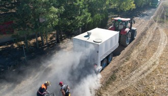 Izgradnja atarskog puta kod Donjeg Tavankuta