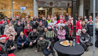 Bajkeri u poseti udruženju "Zvuci srca"